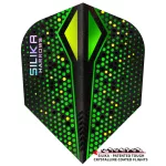 Letky na šipky Harrows Silika Colourshift X zelené, standard No6, 100 mikron