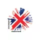 Letky na šipky Harrows Marathon Great Britain, bílé