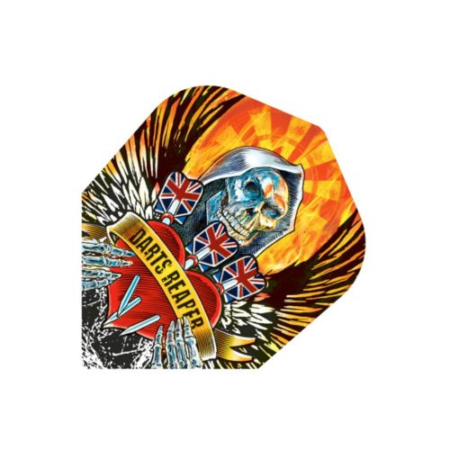 Letky na šipky Harrows Quadro, death metal