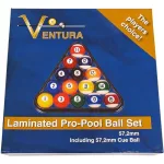 Sada pool kulečníkových koulí Ventura Laminated Pro 57,2mm