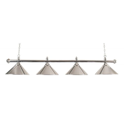 Kulečníková lampa Buffalo 4 chromová, 180 cm