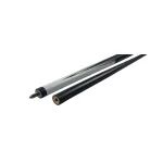 Pool kulečníkové tágo Maxton Fiber bílé, dvoudílné, 148cm, 13mm kůže