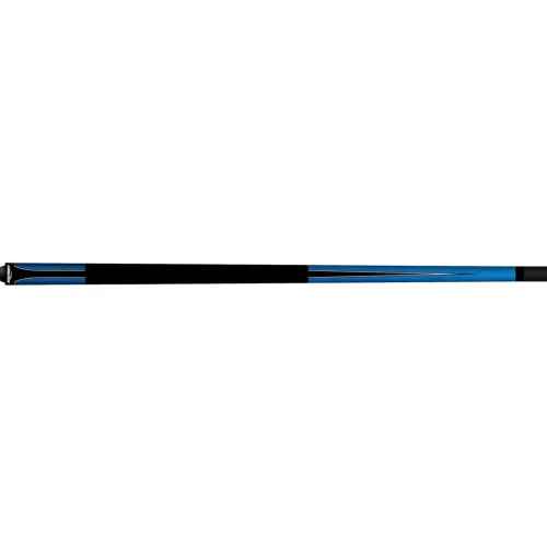Pool kulečníkové tágo Maxton Fiber modré, dvoudílné, 148cm, 13mm kůže