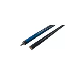 Pool kulečníkové tágo Maxton Fiber modré, dvoudílné, 148cm, 13mm kůže