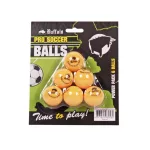 Míček na stolní fotbal Buffalo Pro Table žlutý 6ks