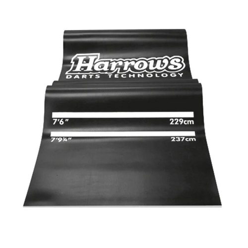 Pryžový koberec před terč Harrows Rubber Mat 300×65cm černý