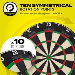 Sisalový terč Harrows Fortis turnajová kvalita, žiletkové drátování