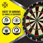 Sisalový terč Harrows Fortis turnajová kvalita, žiletkové drátování