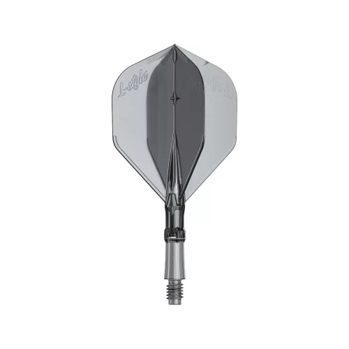 L-Style Integrované letky a krátké násadky L-System L1 190 průhledné černé 35mm na šipky