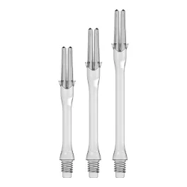 Násadky na šipky L-Style Locked Slim, průhledné, 37mm