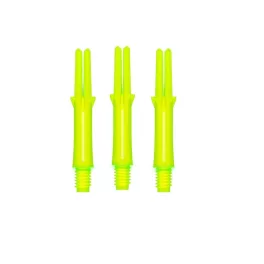   Násadky na šipky L-Style Locked Straight Neonově žluté L190, krátké 35mm