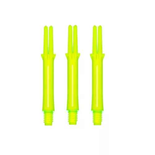 Násadky na šipky L-Style Locked Straight Neonově žluté L260, střední 42mm