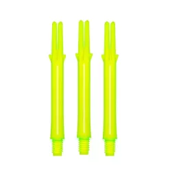   Násadky na šipky L-Style Locked Straight Neonově žluté L330, dlouhé 49mm