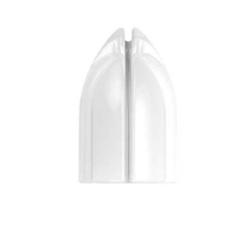 Kroužky na násadky L-Style Shell Lock Ring plastové, bílé, 6ks