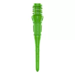 Plastové hroty na šipky L-Style Premium LipPoint soft zelené 25mm, závit 2BA, 30ks/bal