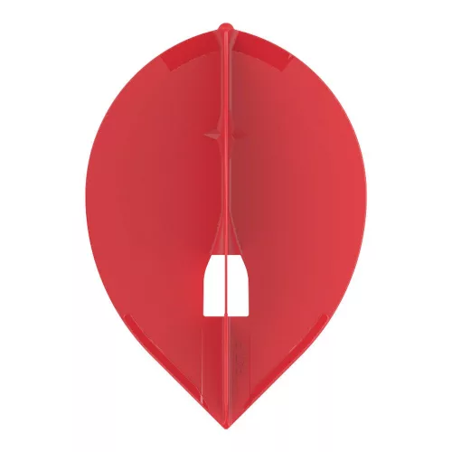 Letky na šipky L-Style Pro L2 Teardrop, červené