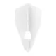 Letky na šipky L-Style Pro L8 Bullet Shape, bílé