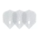 Letky na šipky L-Style Champagne integrated L3 Dimple, průhledné