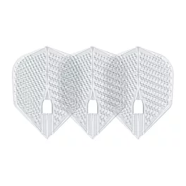 Letky na šipky L-Style Champagne integrated L3 Dimple, průhledné