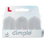 Letky na šipky L-Style Champagne integrated L3 Dimple, průhledné