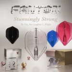 Letky na šipky L-Style Fantom L1EZ, černé