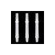 Násadky na šipky L-Style Straight 190, bílé, krátké, 19mm