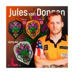 Letky na šipky L-Style L3 Jules Van Dongen, oranžové