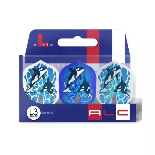 Letky na šipky L-Style L3 ALC Sekine Maya modro-bílé