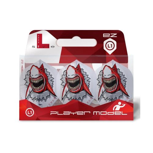 Letky na šipky L-Style L1EZ Florian Hempel bílé