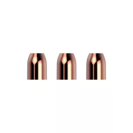 Kroužky na násadky L-Style Premium Champagne Ring kovové, růžové zlato, 3ks
