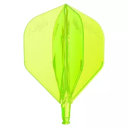 Letky na šipky L-Style L-System 1P L1 Neon žluté, 1ks