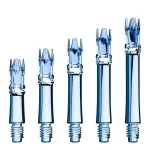 Násadky na šipky L-Style L-System 3P 295 průhledné modré střední+ 43mm