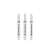 Násadky na šipky Mission GripLock, bílé, 41mm, střední