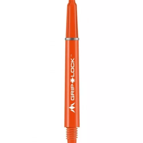 Násadky na šipky Mission Griplock, plastové, oranžové, 48mm, dlouhé
