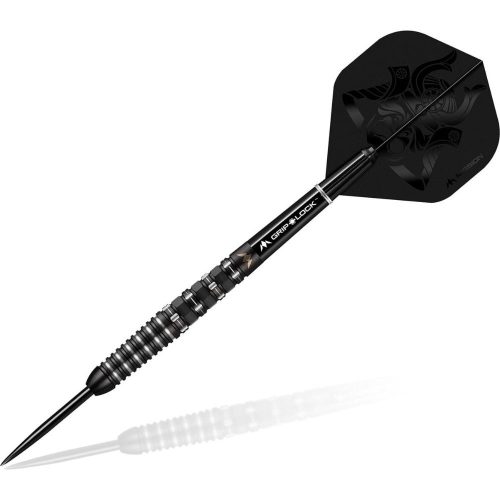 Šipky steel Mission Kuro M3 22g, black, 95% wolfram