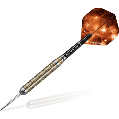 Sada steel šipek Mission Ardent M1 23g, brass