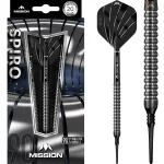 Šipky soft Mission Spiro 20g, M1, straight, 90% wolfram