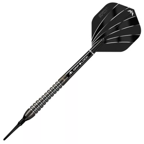 Šipky soft Mission Spiro 19g, M2, curved, 90% wolfram