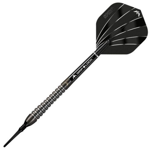 Šipky soft Mission Spiro 19g, M2, curved, 90% wolfram