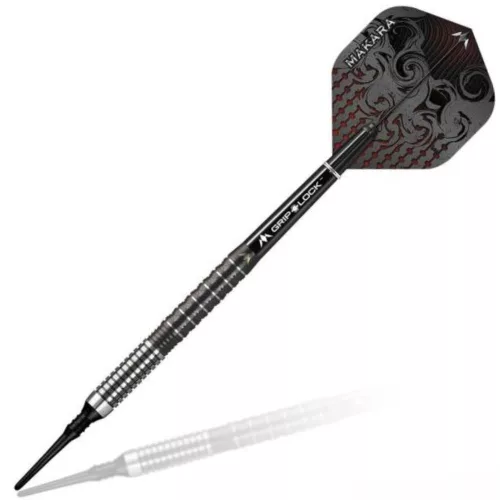 Šipky soft Mission Makara M1, 19g straight, 90% wolfram