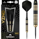 Sada steel šipek Mission Onza M4, 24g brass