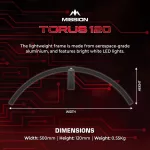 Mission Torus 120, přenosné LED osvětlení terče