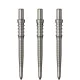 Hroty do steel šipek Mission Sniper Micro Grip 28mm, stříbrné - 3ks