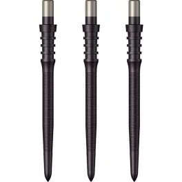Hroty do steel šipek Mission Sniper Micro Grip 28mm, černé - 3ks