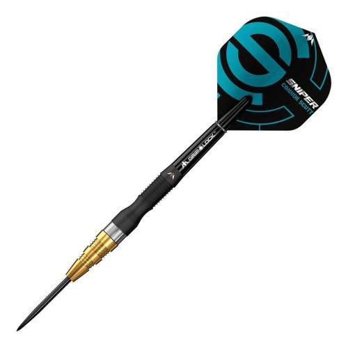 Šipky steel Mission Connor Scutt Sniper PVD 24g, 95% wolfram