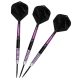 Šipky steel Mission James Hurrell Black PVD-Electro Purple 24g, 90% wolfram