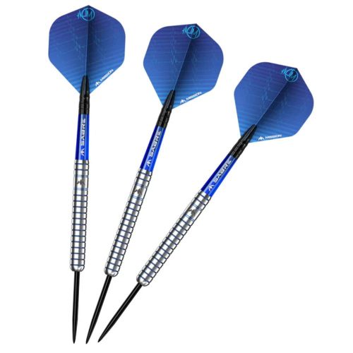 Šipky steel Mission Joe Murnan Electro Blue 22g, 90% wolfram