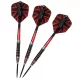 Šipky steel Mission Darryl Fitton Black-Red Electro 22g, 95% wolfram