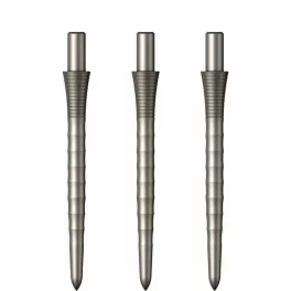 Náhradní hroty na steel šipky Mission Sniper Ripple 28mm, stříbrné - 3ks