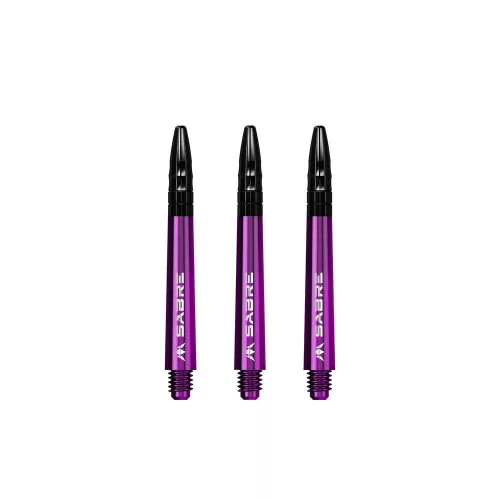 Násadky na šipky Mission Sabre fialové kovový top, střední+ 44,5mm